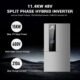 Hybrid Solar Kit 11.4KW 48V Split Phase 30.72KWH Lithium Battery 28 X 450 Watt Solar Panel SGH-11N3E
