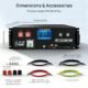 Eco-Worthy Cubix 100 Pro | 48V 100AH Server Rack Battery | Bluetooth & WiFi | Low-Temp Charge | 10 Years Warranty