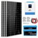Sungold Power Solar Kit 3000W 24V Inverter 120V output Lithium Battery 800 Watt Solar Panel SGKT-3PRO