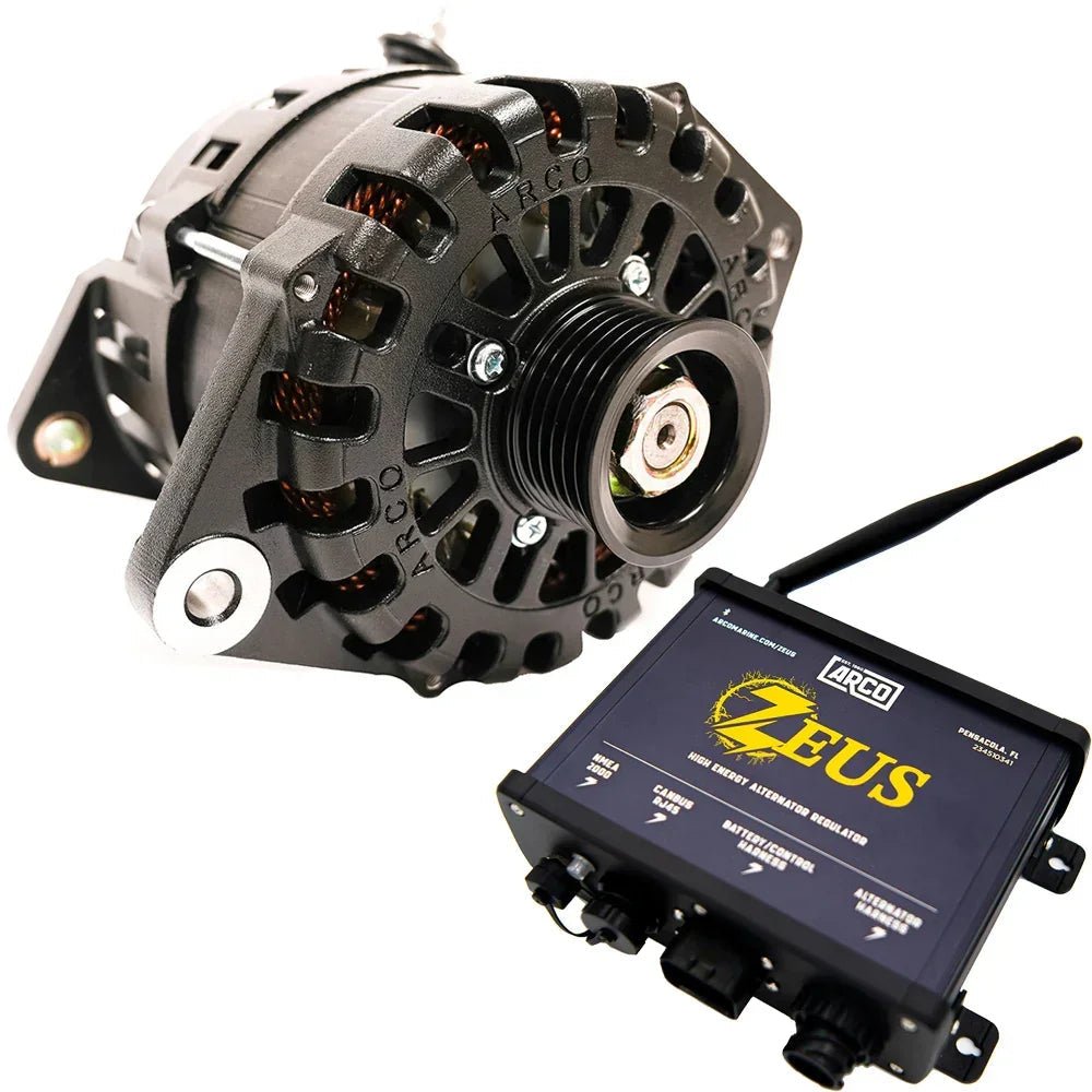 ARCO Zeus 24V 7kW 3.15 Alternator w/Isolated Ground (Common Rail)  Zeus High-Energy Alternator Regulator [4502-AZ1000]