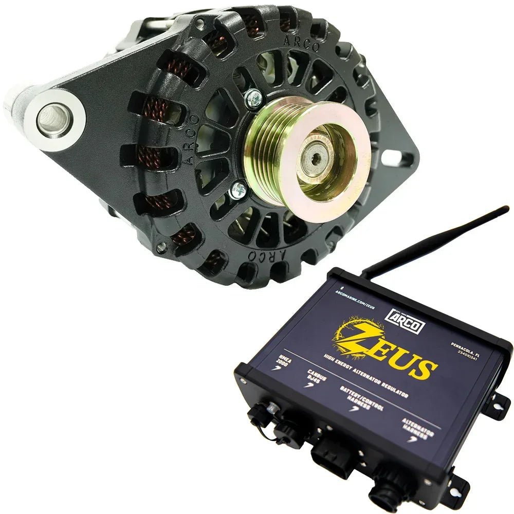 ARCO Zeus 24V 7kW 1"-2" Single Foot Alternator w/Isolated Ground  Zeus High-Energy Alternator Regulator [4505-AZ1000]