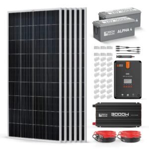 Rich Solar 6 Panel Complete Solar Kit - 1200 Watt 24V