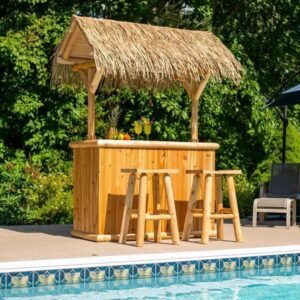 Dundalk Leisurecraft Canadian Timber Southern Fantasy Tiki Bar