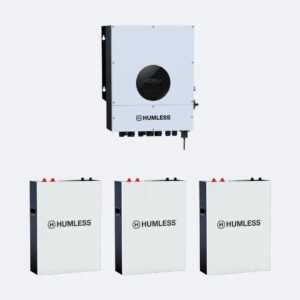 Humless IP65 Wall-mountable Batteries w/ 6kW Universal Inverter