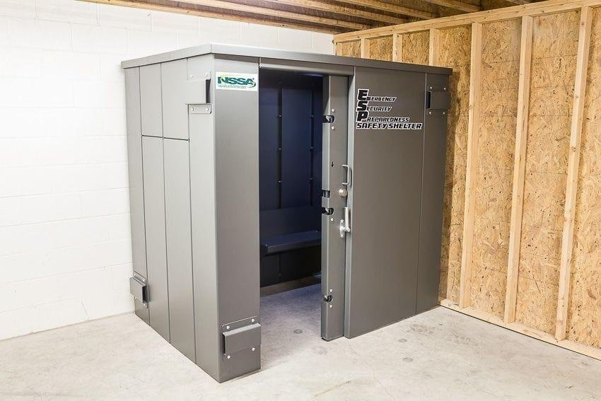 1_f01ca6c4-86d3-4342-94f1-c4b5a4d79b16.jpg Swisher ESP Safety Shelter- 9 Person Residential Capacity