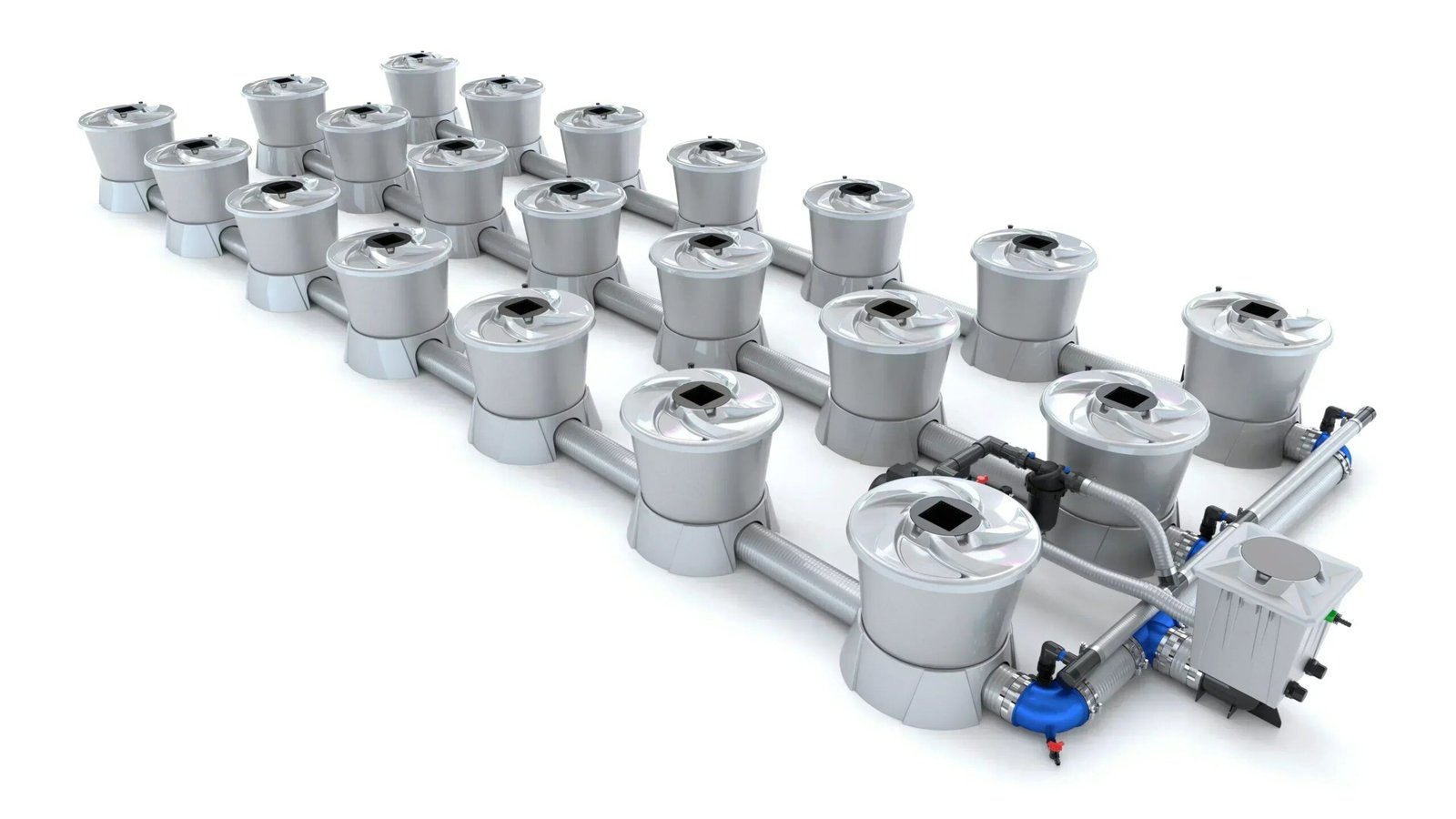 21-POT-2.jpg Alien Hydroponics - V-SYSTEM 21 Pot 3 Row Kit
