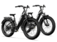 TST® Combo Sale Dreamer 26" Step-Thru Fat Tire Electric Bike