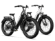 TST® Combo Sale Dreamer 26" Step-Thru Fat Tire Electric Bike