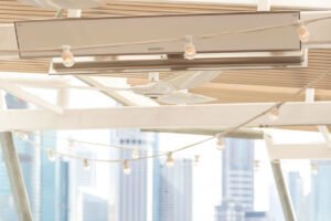 Bromic Heaters Platinum Marine Smart-Heat 4500 Watt Radiant Infrared Outdoor Electric Heater | White | 240V