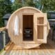 Dundalk Leisurecraft Canadian Timber Harmony Barrel Sauna | 4 Persons