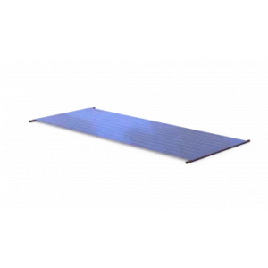 SunEarth Flat Plate Solar Collector TRB-40-2, ThermoRay Absorber, 4 X 10 Two Lite, 1" Header