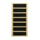 Golden Designs Full Spectrum Infrared Sauna with Himalayan Salt Bar | GDI-8260-01 | 6 Persons
