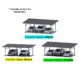 Chiko USA Premier Residential Steel Carport | Black | Solar Pergola | Solar Gazebo