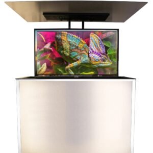 MirageVision 50" Outdoor TV Premium Lift Cabinet