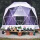 4-Season DELUXE Glamping Package Dome - 16'/5m - Phoenix Domes