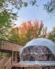 4-Season DELUXE Glamping Package Dome - 20'/6m - Phoenix Domes