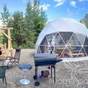 4-Season DELUXE Glamping Package Dome - 20'/6m - Phoenix Domes