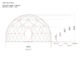 4-Season DELUXE Glamping Package Dome - 23'/7m - Phoenix Domes
