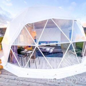 4-Season DELUXE Glamping Package Dome - 23'/7m - Phoenix Domes