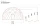 4-Season DELUXE Glamping Package Dome - 26'/8m - Phoenix Domes