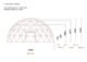 4-Season DELUXE Glamping & Yoga Package Dome - 30'/9m - Phoenix Domes