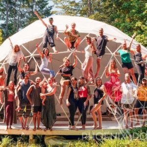4-Season DELUXE Glamping & Yoga Package Dome - 33'/10m - Phoenix Domes