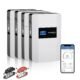 Eco-Worthy 48V 100AH Wall-Mount Lithium Battery LiFePO4 | -4℉ Charge Available | Bluetooth & WiFi | 10 Years Warranty