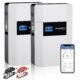 Eco-Worthy 48V 100AH Wall-Mount Lithium Battery LiFePO4 | -4℉ Charge Available | Bluetooth & WiFi | 10 Years Warranty