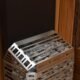 Saunum Air 7 Sauna Heater Air Series, 6.4kW Sauna Heater w/Climate Equalizer, Black