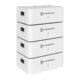 LINIOTECH 10kWh 200Ah 48V LiFePO4 Lithium Solar Battery Brick Stackable