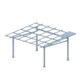 Chiko USA Premier Residential Steel Carport | Black | Solar Pergola | Solar Gazebo