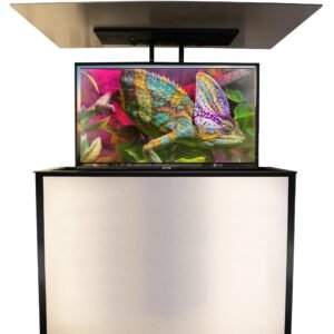 MirageVision 65" Outdoor TV Premium Lift Cabinet