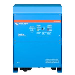 Victron Quattro Inverter/Charger 48 VDC - 10,000W - Dual 100AMP 120V AC Inputs - Auto Transfer Switch - 140AMP Battery Charger - Stackable [QUA483100100]
