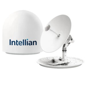 Intellian s100N 1M HD Satellite TV Antenna In v100NX/t100N Matching Dome - Includes Multi-Switch Module [T4-107BT3]