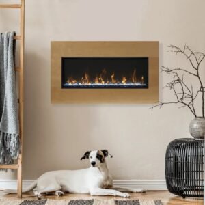Amantii Traditional Extra slim 33 Inch Modern Smart Electric Fireplace