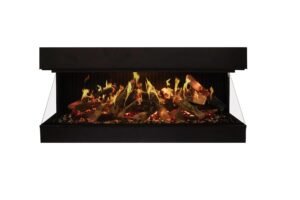Amantii Signature MultiView Holo 55" 3-Sided Indoor Electric Fireplace