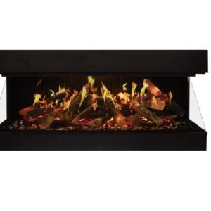 Amantii Signature MultiView Holo 55" 3-Sided Indoor Electric Fireplace