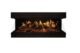 Amantii Signature MultiView Holo 55" 3-Sided Indoor Electric Fireplace