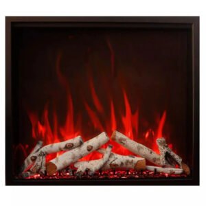 Amantii Traditional Bespoke 48-Inch Built-In Indoor/Outdoor Smart Electric Firebox Insert