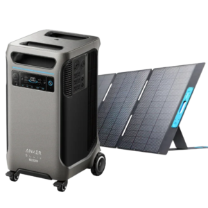 Anker SOLIX F3800 Plus Portable Power Station + 400W Bifacial Solar Panel