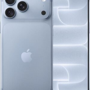 Front and back views of Apple iPhone 18 Pro Max in Glacier