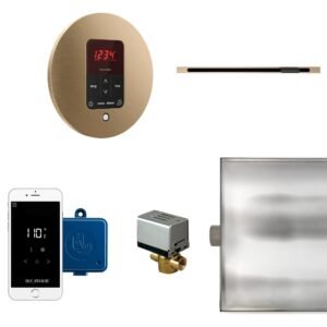 Mr. Steam Butler Max Linear Steam Shower Control Package with iTempoPlus Control and Linear SteamHead