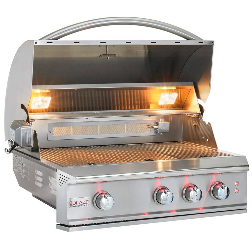 Blaze-Grills-Professional-34-Inch-3-Burner-Built-In-Natural-Gas-Grill-BLZ-3PRO-NG-Open-Lights.jpg Blaze Grills Professional 34-Inch 3-Burner Built-In Propane Gas Grill with Rear Infrared Burner
