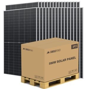 Sungold Power 590 Watt Bifacial N-Type Monocrystalline Solar Panel SGN-590-BDG1 (31 PANELS) UL61730 CEC Listed