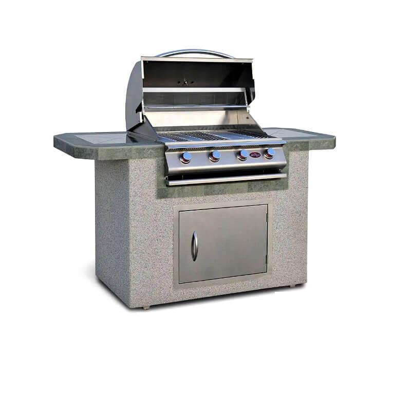 Cal-Flame-6-Foot-Grill-Island-BBK-601-1.jpg Cal Flame Kona 6 Ft. BBQ Grill Island - BBK601 - Image 1