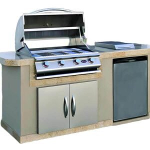 Cal Flame Pacifica Q 7 Ft. BBQ Grill Island - BBK701