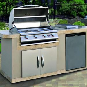 Cal Flame Pacifica Q 7 Ft. BBQ Grill Island - BBK701