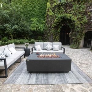 Elementi Andes Fire Table - Dark Gray