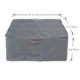 Elementi Plus Sofia 40" Marble Porcelain Fire Table - Bulgaria Black