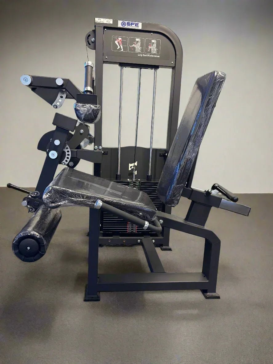 F957399F-8EBA-4902-963C-2338F423D07C.jpg Selectorized Seated Leg Extension & Leg Curl Machine w/ 250lb weight stack (New)